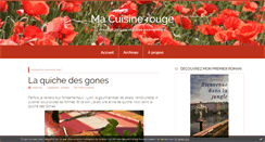 Desktop Screenshot of macuisinerouge.com